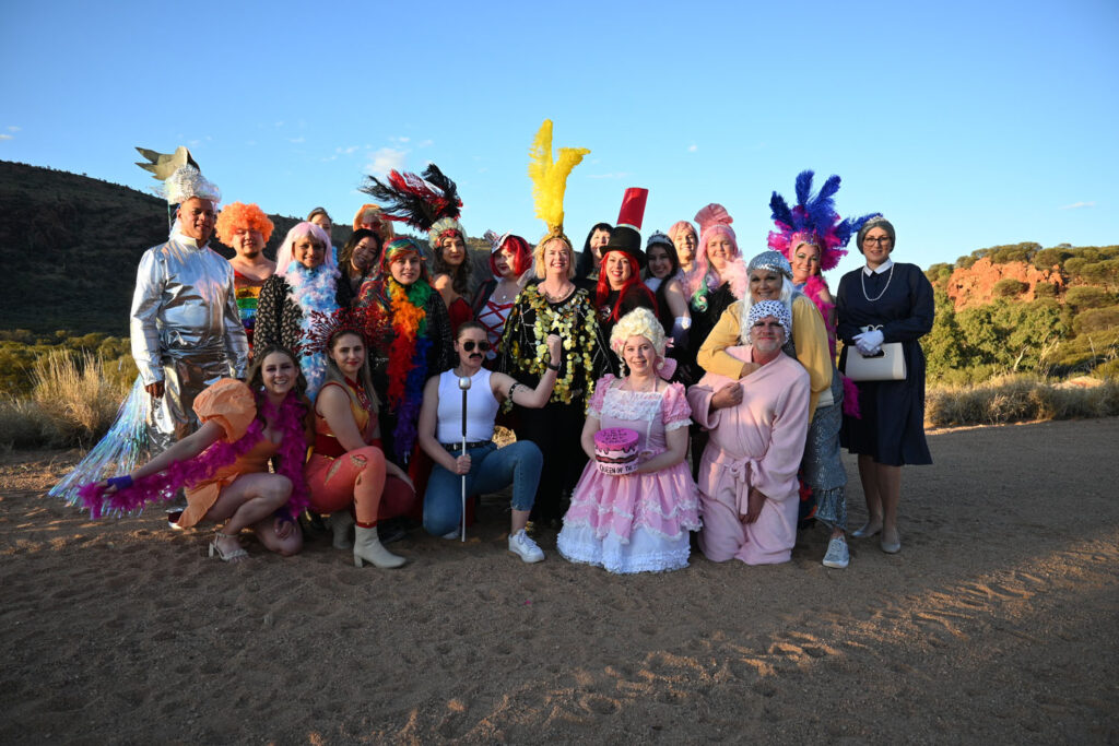 The-ICMSA-team-embracing-the-Priscilla-theme-at-The-Old-Quarry-in-Alice-Springs-for-the-final-night-dinner.